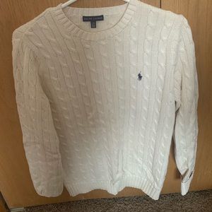 Polo sweater! Cream color